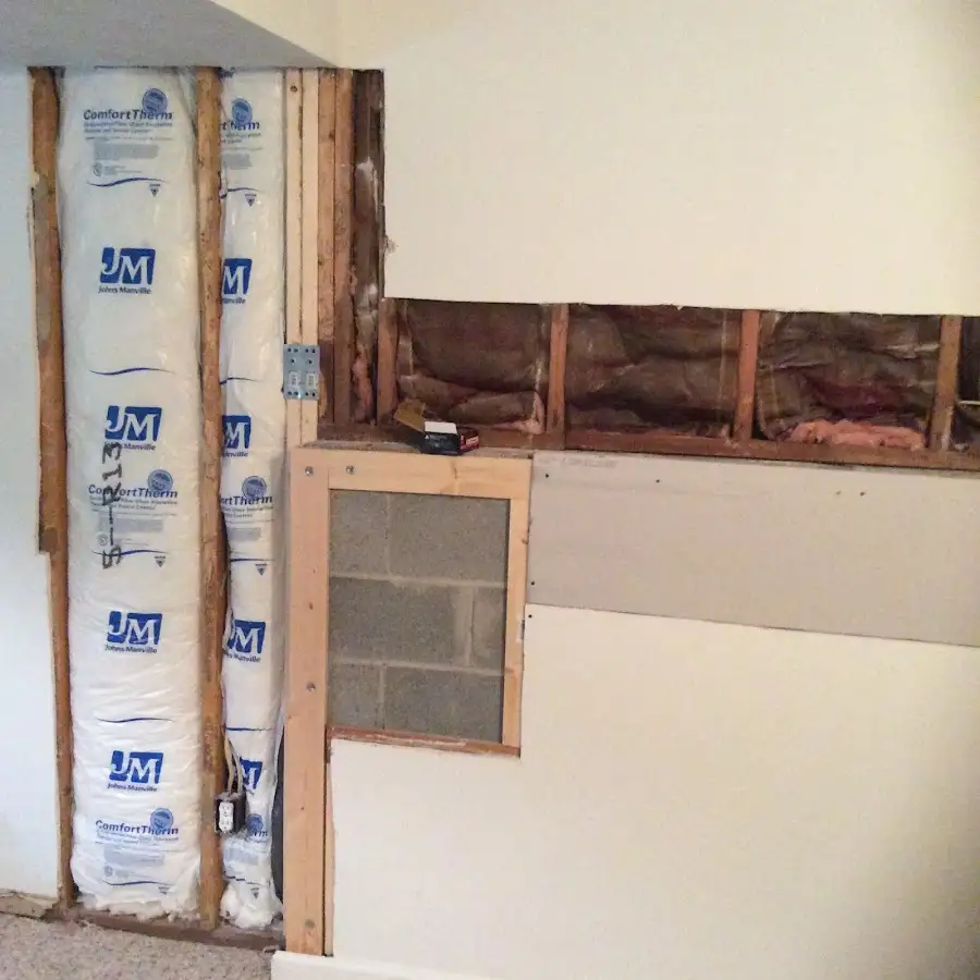 Wall insulation replacement during Structural Drying in Boulder Creek